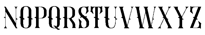 Luster Poster Font UPPERCASE