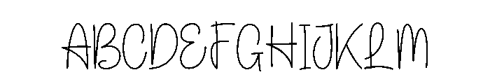 Lutheria Regular Font UPPERCASE