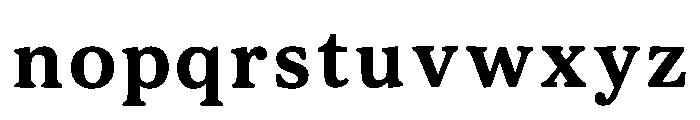 Lutherwood Font LOWERCASE