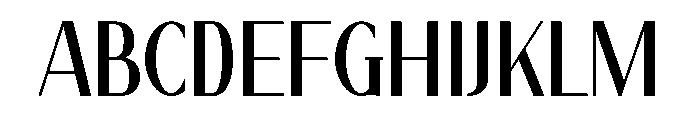 Luxeo Font UPPERCASE