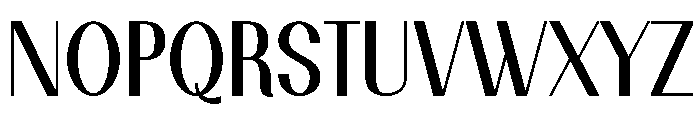 Luxeo Font UPPERCASE
