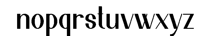 Luxeo Font LOWERCASE