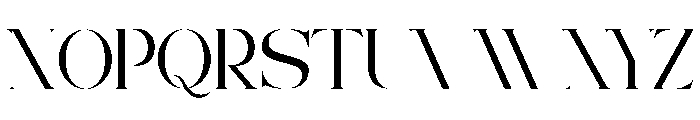 Luxeria Font UPPERCASE
