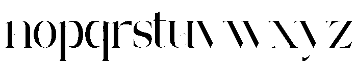 Luxeria Font LOWERCASE