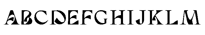 Luxes Font UPPERCASE