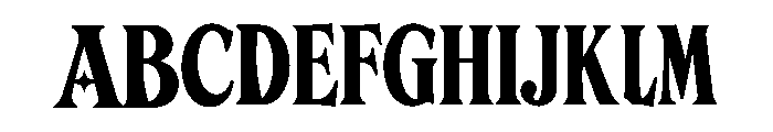 Luxevane Font UPPERCASE