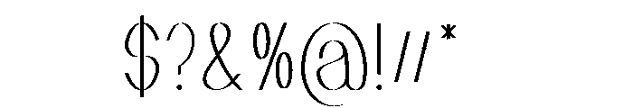 Luxius Font OTHER CHARS