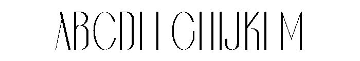 Luxius Font UPPERCASE