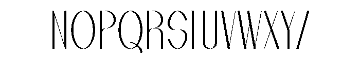 Luxius Font UPPERCASE