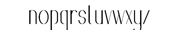 Luxius Font LOWERCASE
