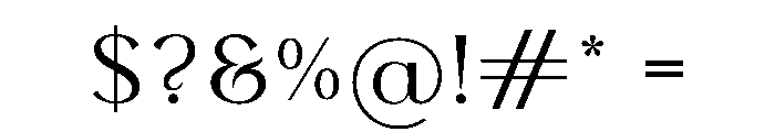 Luxmont Regular Font OTHER CHARS
