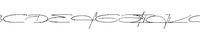 Luxodia Signature Three Font UPPERCASE