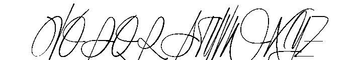 Luxodia Signature Two Font UPPERCASE