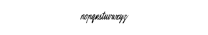 LuxodiaSignatureTwo Font LOWERCASE