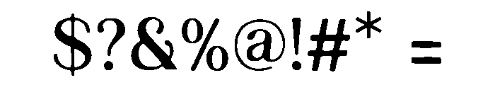 Luxorina Font OTHER CHARS