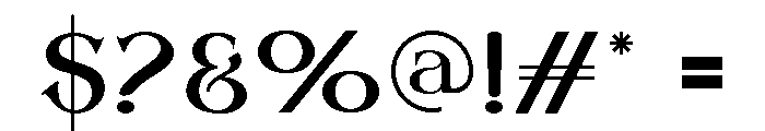 Luxoteg Font OTHER CHARS