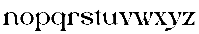 Luxtya Mewoth Font LOWERCASE
