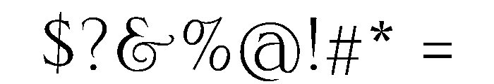 Luxurimo Font OTHER CHARS