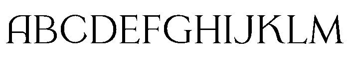 Luxurimo Font UPPERCASE