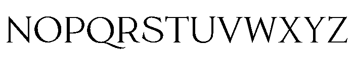Luxurimo Font UPPERCASE