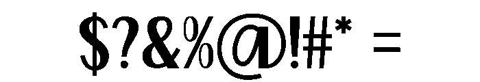 Luxurious Christmas Regular Font OTHER CHARS