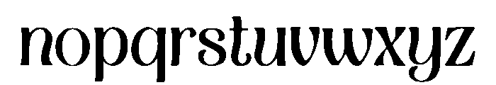 Luxury Boe Font LOWERCASE