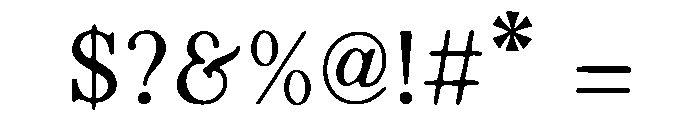 Luxury Fashion Font OTHER CHARS