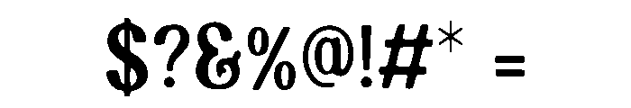 Luxury Hybrid Font OTHER CHARS