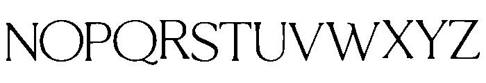 Luxury_Minimal Font UPPERCASE