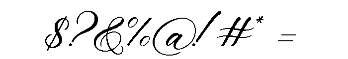 Luxury Romantic Script Font OTHER CHARS