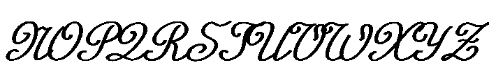 LuxuryScript-Regular Font UPPERCASE