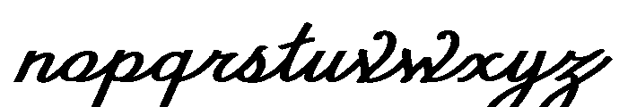 LuxuryScript-Regular Font LOWERCASE