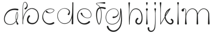 LUMISTICA Regular otf (400) Font LOWERCASE