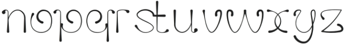 LUMISTICA Regular otf (400) Font LOWERCASE