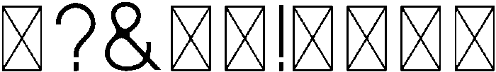 LUNA Bold otf (700) Font OTHER CHARS