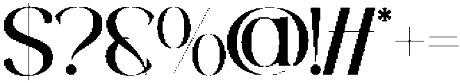 LUXORIA-Regular otf (400) Font OTHER CHARS