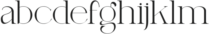 LUXURYSerif-Regular otf (400) Font LOWERCASE