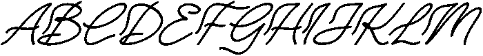 Lubiedo Italic otf (400) Font UPPERCASE