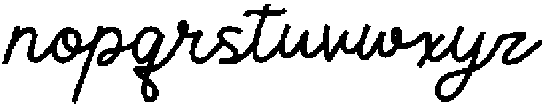 Lubiedo otf (400) Font LOWERCASE