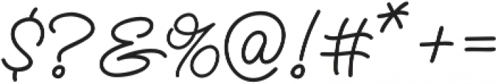 Lucemita Regular otf (400) Font OTHER CHARS