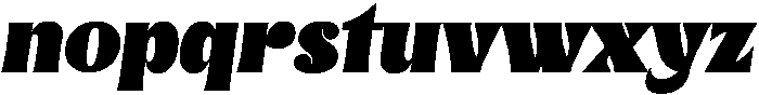 Lucentia Italic otf (400) Font LOWERCASE