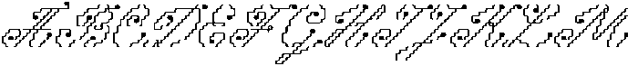 Lucid Drift Script Regular otf (400) Font UPPERCASE