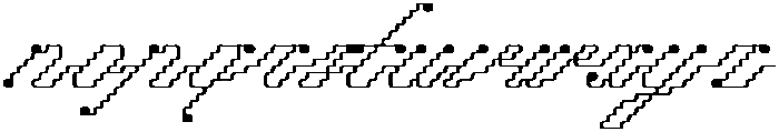 Lucid Drift Script Regular otf (400) Font LOWERCASE