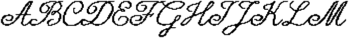 Lucid Wake Script Regular otf (400) Font UPPERCASE