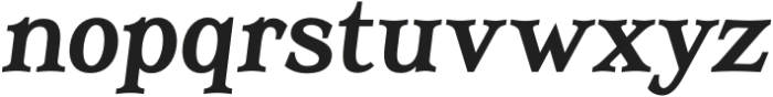 Luciferum Black Italic otf (900) Font LOWERCASE