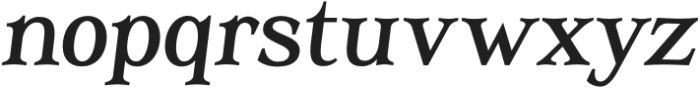 Luciferum-BoldItalic otf (700) Font LOWERCASE