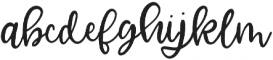 Lucille Rose otf (400) Font LOWERCASE
