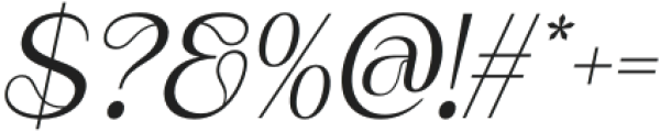 Lucilo Italic otf (400) Font OTHER CHARS