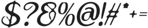 LuciloBlur-Italic otf (400) Font OTHER CHARS