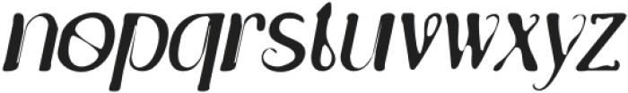 LuciloBlur-Italic otf (400) Font LOWERCASE